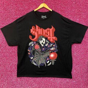 Ghost Cardinal Copia Crystal Ball Cards Heavy Metal Rock T-Shirt 3XL
